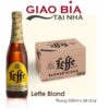 Bia Leffe Blond - Leffe Vàng Thùng 24 Chai 330ml | Bia Nhập Khẩu Bỉ