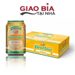 Bia Lào Vàng Thùng 24 lon 330 ml độ cồn 5 % Beerlao