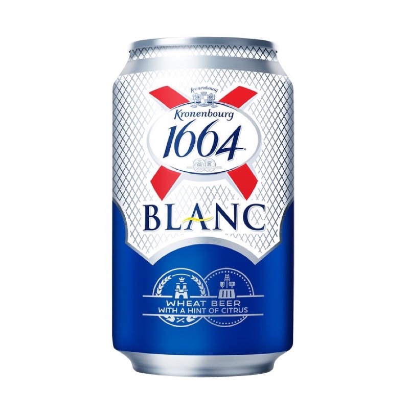 Thùng 24 lon bia Kronenbourg 1664 Blanc 330ml - Ảnh 2
