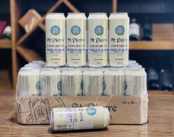 Bia St. Pierre White 5,0% Bỉ – 1 thùng 24 lon 500ml