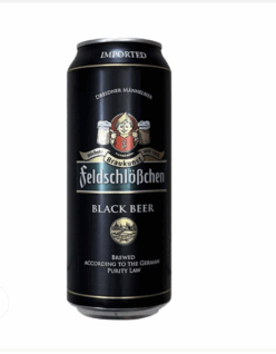 Bia Feldschlobchen Black Beer 5% – Lon 500ml – Thùng 24 Lon