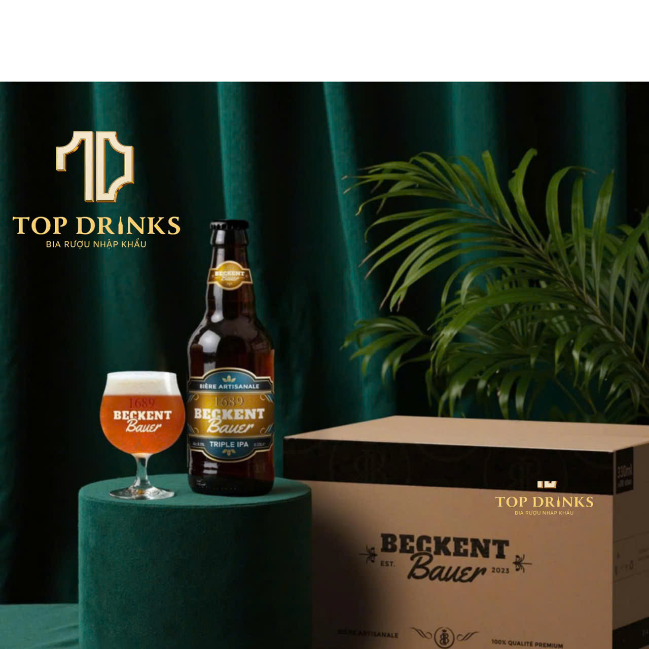 Bia Beckent Bauer Triple IPA 6% – chai 330ml