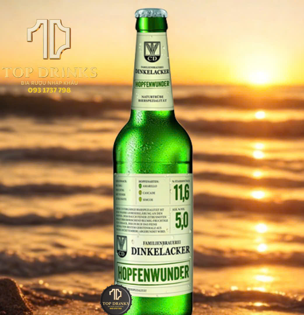 Bia Dinkelacker Hopfenwunder 5% Đức – thùng 24 chai 330ml