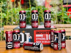 Bia OJ Strong Imported 16% – Lon 500ml, Thùng 24 Lon