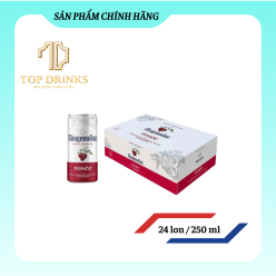 Bia Bỉ Hoegaarden Rosé - Thùng 24 lon 250ml