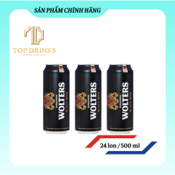 Bia Wolters Black Beer 5% – Thùng 24 Lon 500ml